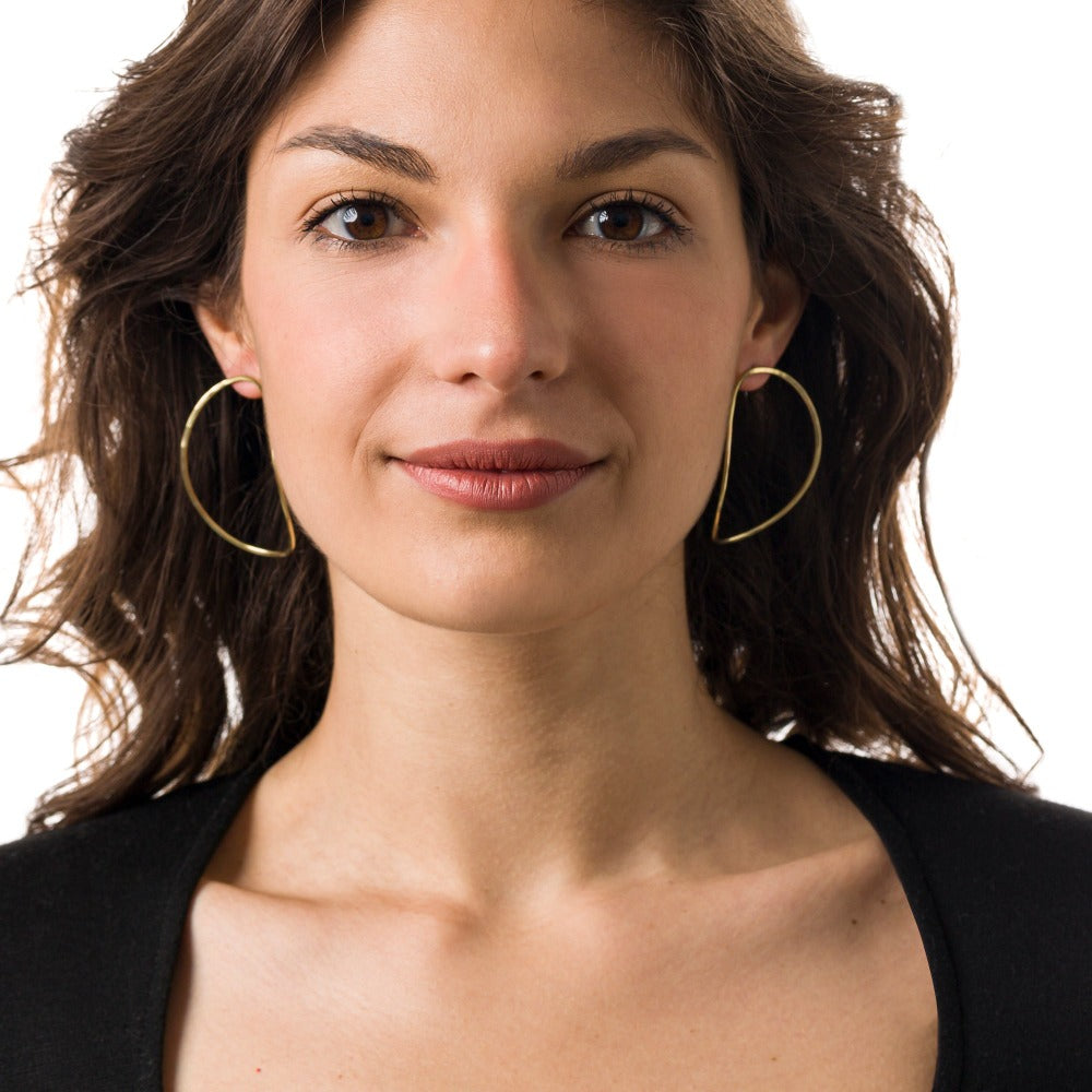 "ORECCHINO_LOBO_PALCCATO-ORO_INDOSSATO"