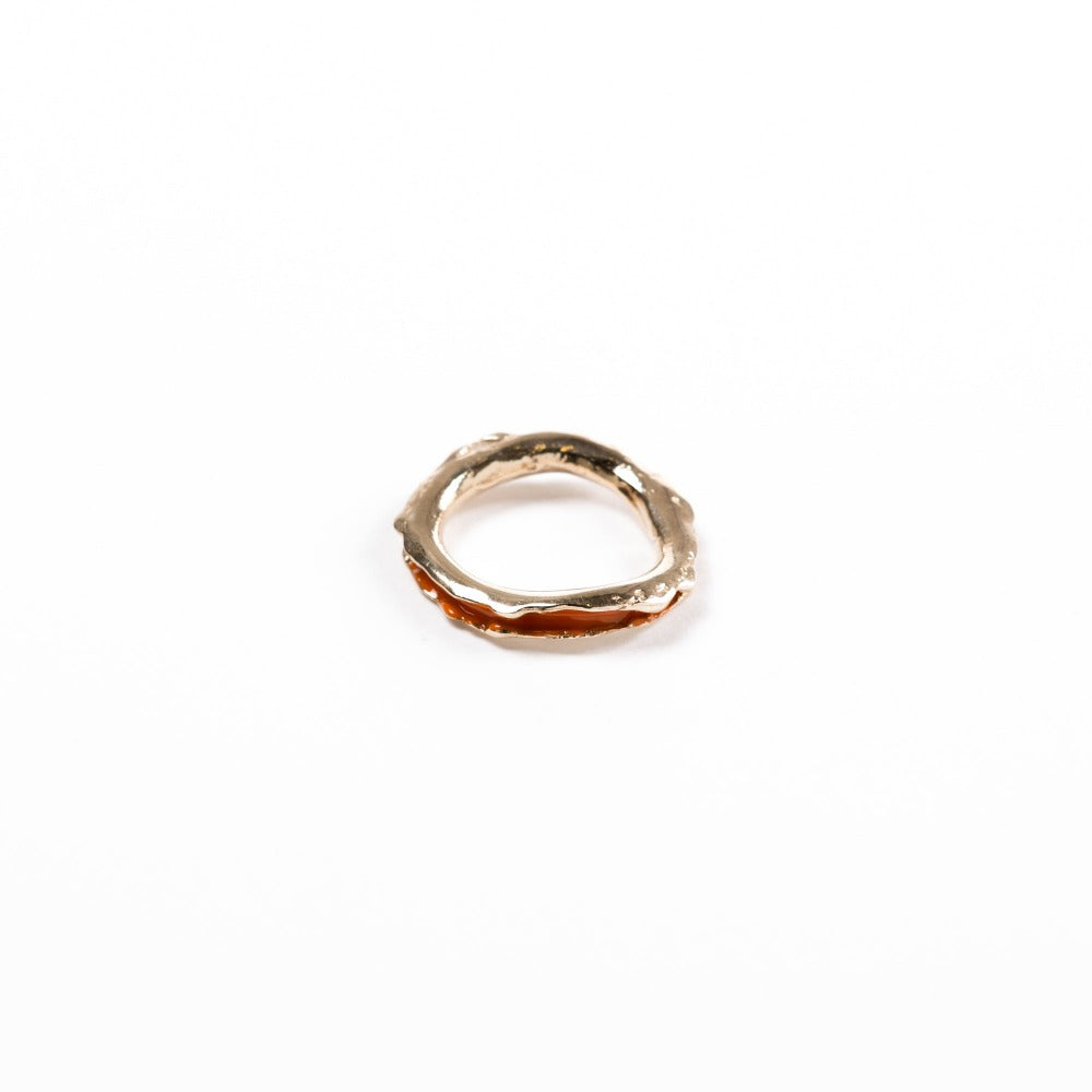 "ANELLO_STROMBOLI_BRONZO_SMALTO_ARANCIONE_CHIARO"