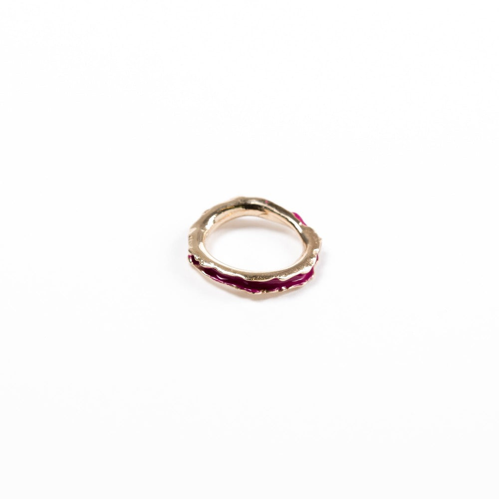 "_ANELLO_STROMBOLI_BRONZO_SMALTO_FUCSIA"