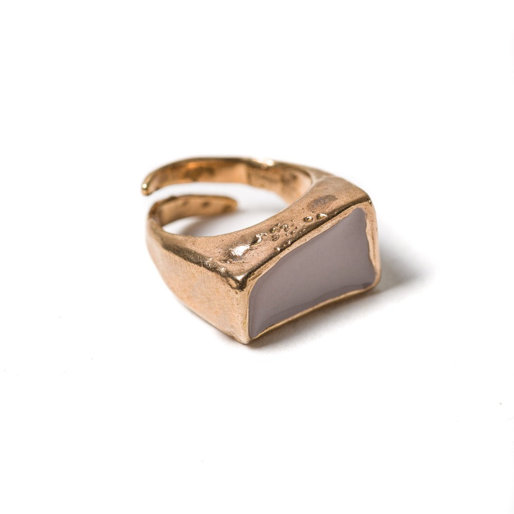 "ANELLO_CONTE_RUGGERO_VIII_BRONZO_SMALTATO_MASTICE"