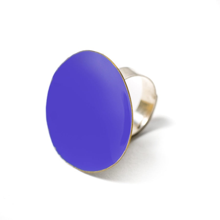 "ANELLO_CIOTOLA_ARGENTO_BRONZO_SMALTATO_LAVANDA"