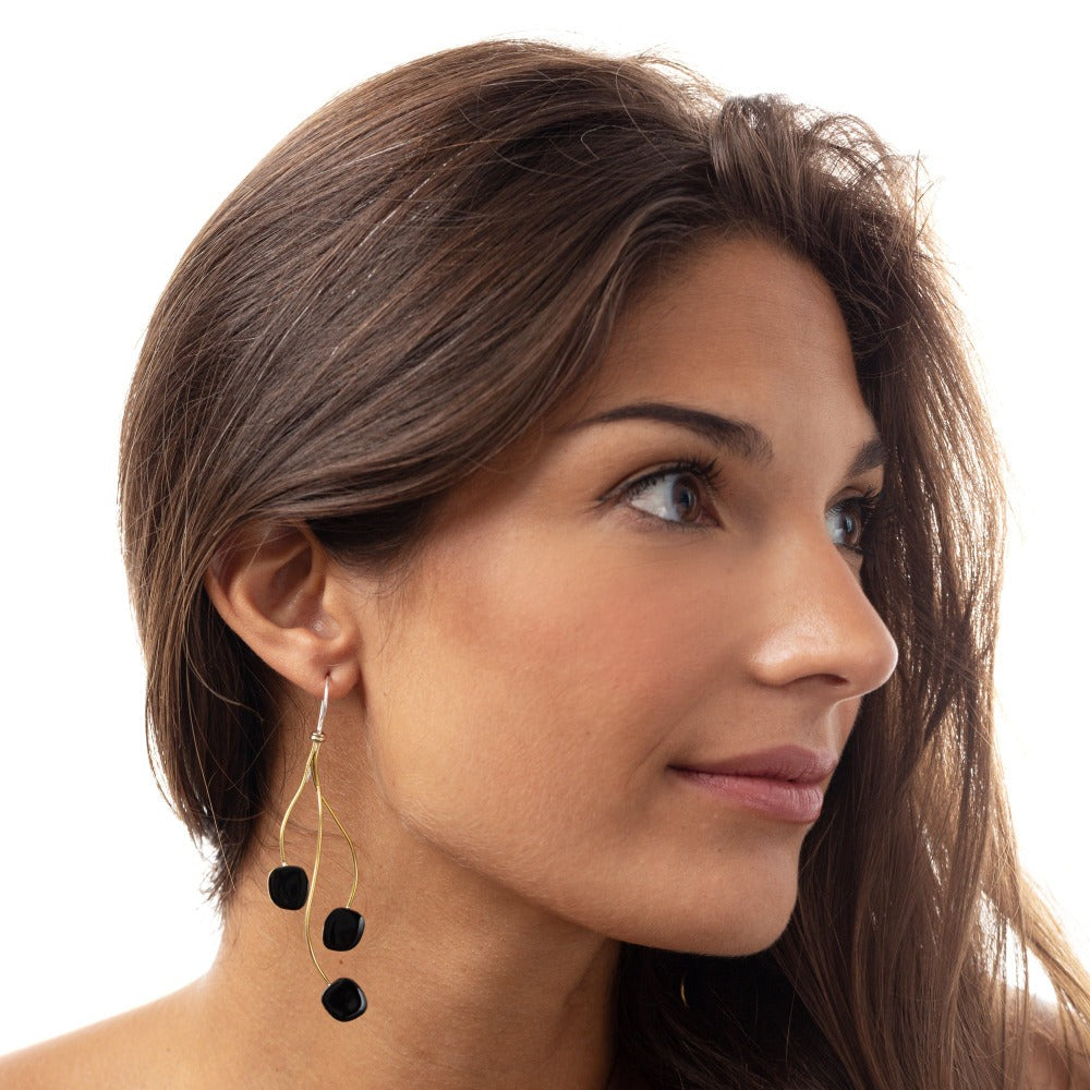 "TAORMINA_ORECCHINI_LIBERTY_OTTONE_SMALTATO_NERO_INDOSSATO"