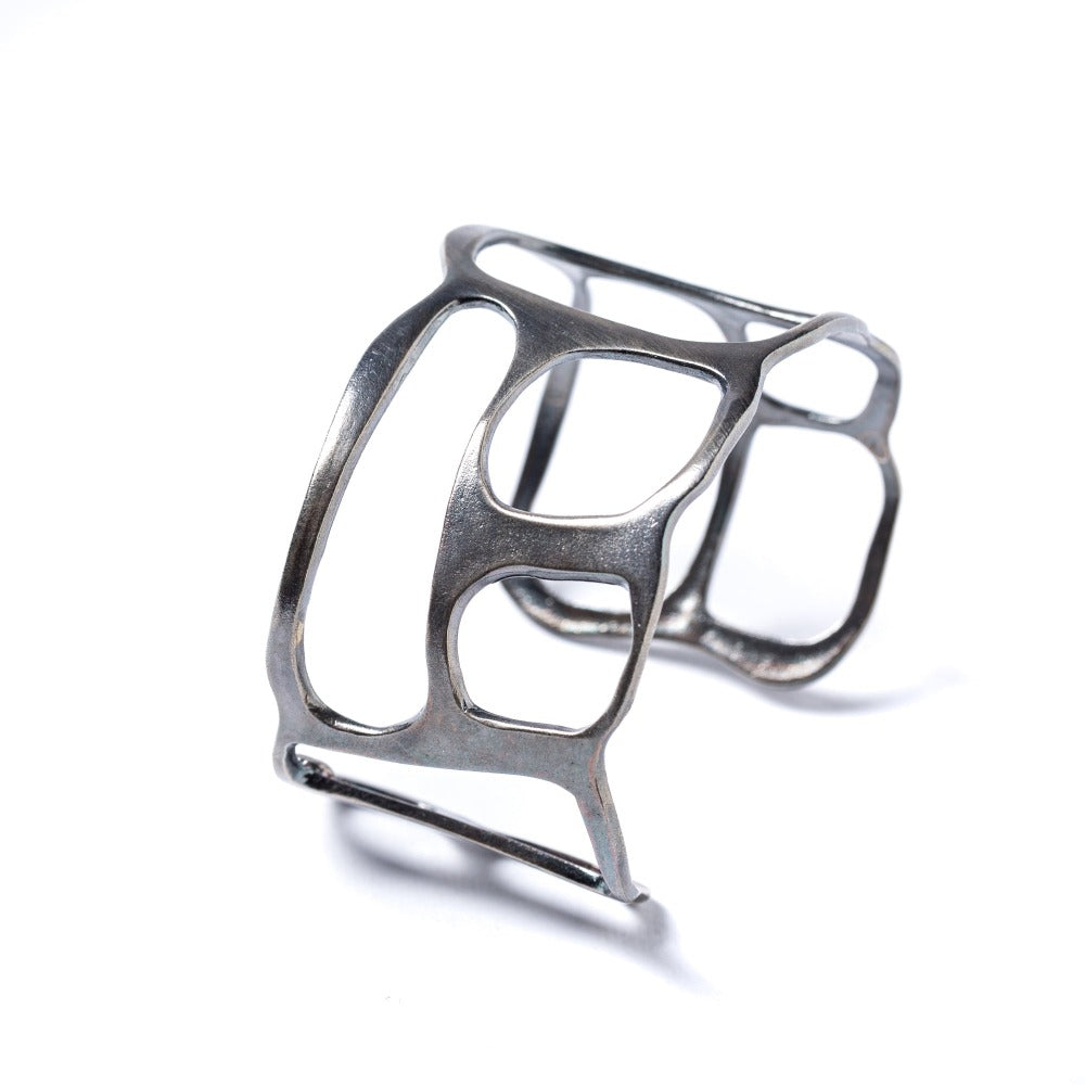 "Bracciale-Matera-Argento-Ossidato"