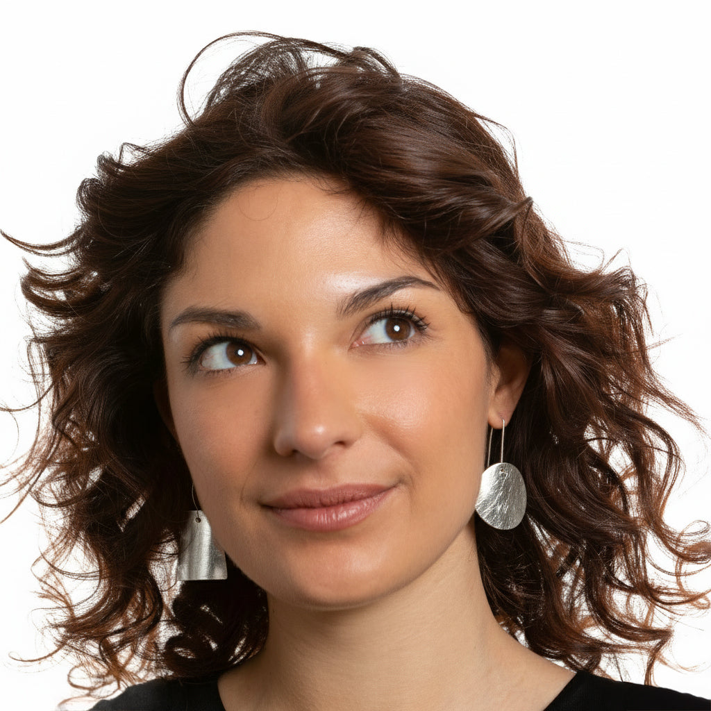 Orecchini Geometrici Monachella | Argento