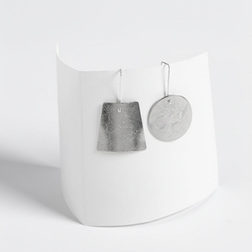 Orecchini Geometrici Monachella | Argento