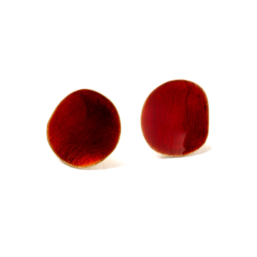Orecchini Piastrina | Ottone Color
