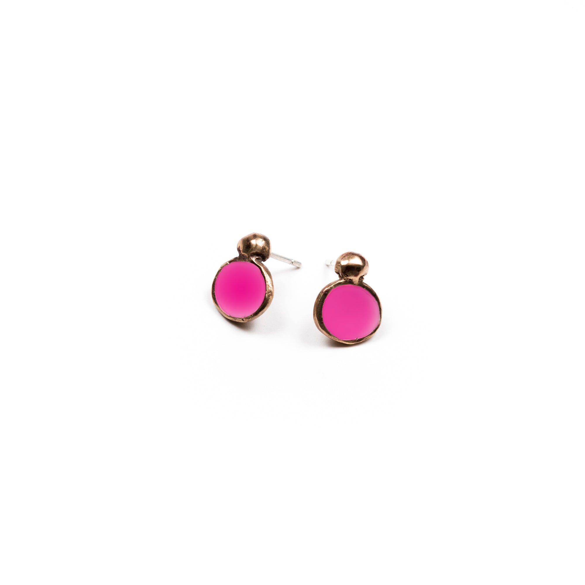 Sperlinga Stud Earrings | Bronze COLOR