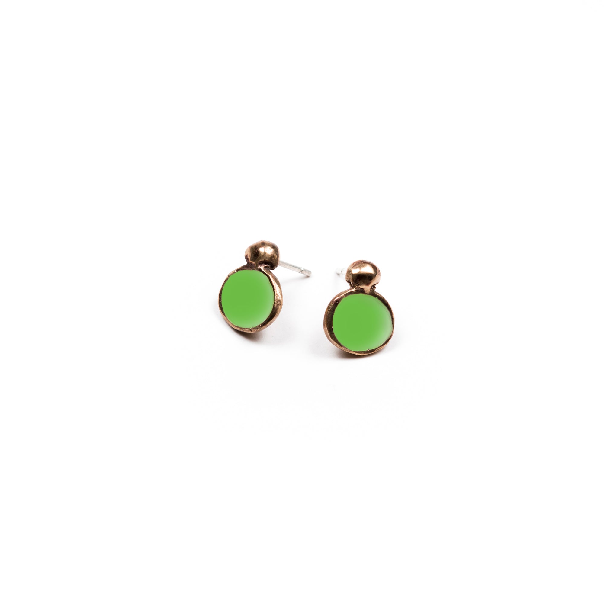 Sperlinga Stud Earrings | Bronze COLOR