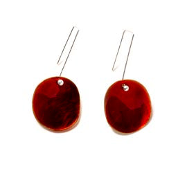 Boucles d'oreilles à plaque | Boucles d'oreilles à levier en laiton