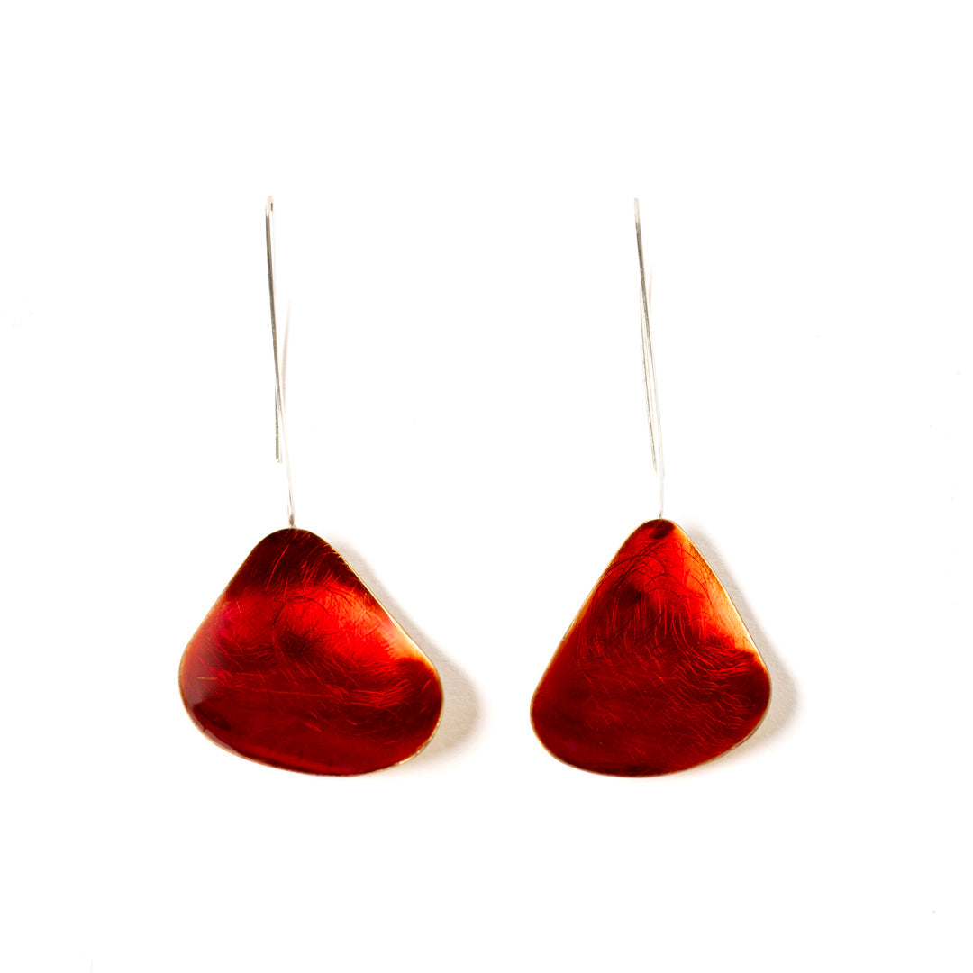 Boucle d'oreille pétale | Couleur cuivre