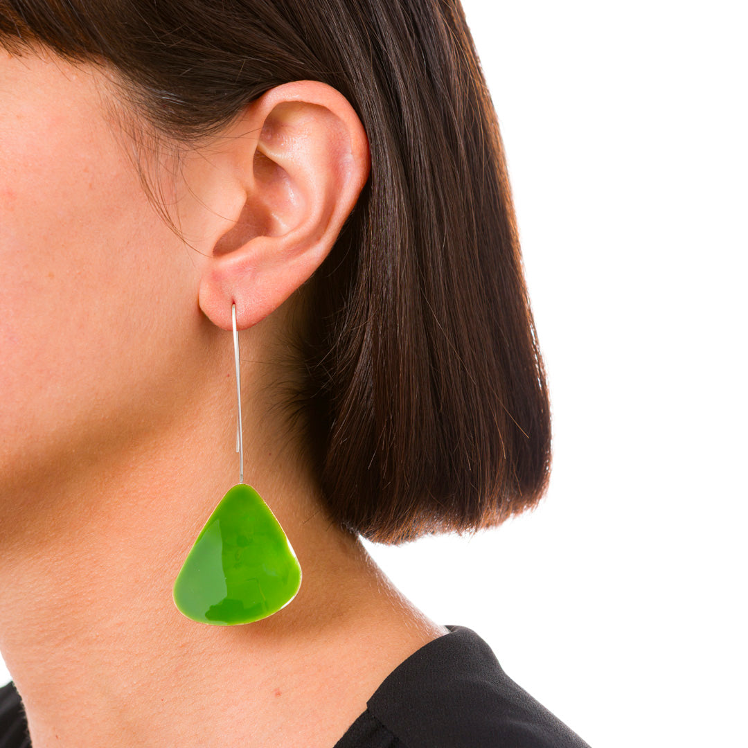 Boucle d'oreille pétale | Couleur cuivre