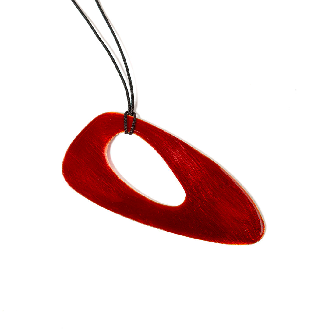 Pendentif Haïti | Laiton plaqué or et perle