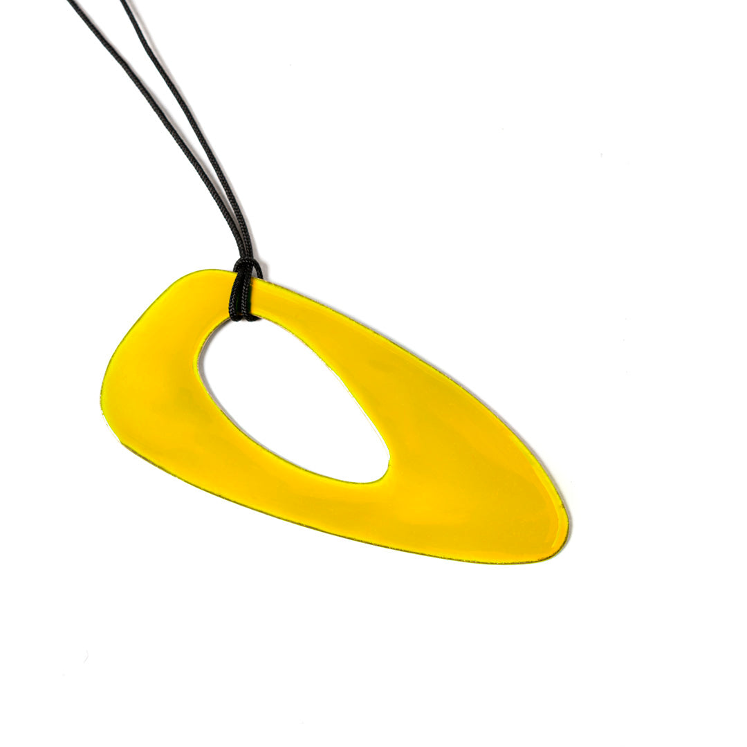 Pendentif Haïti | Laiton plaqué or et perle