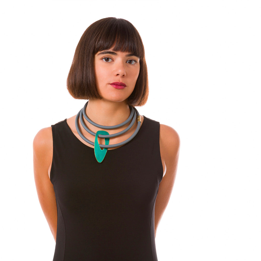 Pendente Stop PVC | Ottone Smaltato