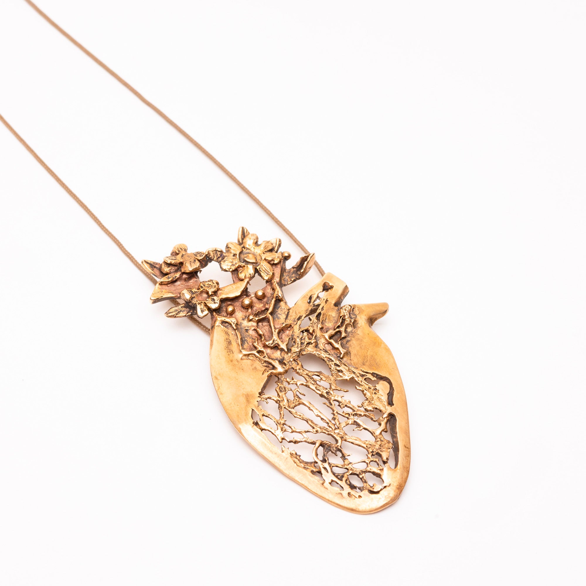 Pendentif Jardin du Cœur | Bronze