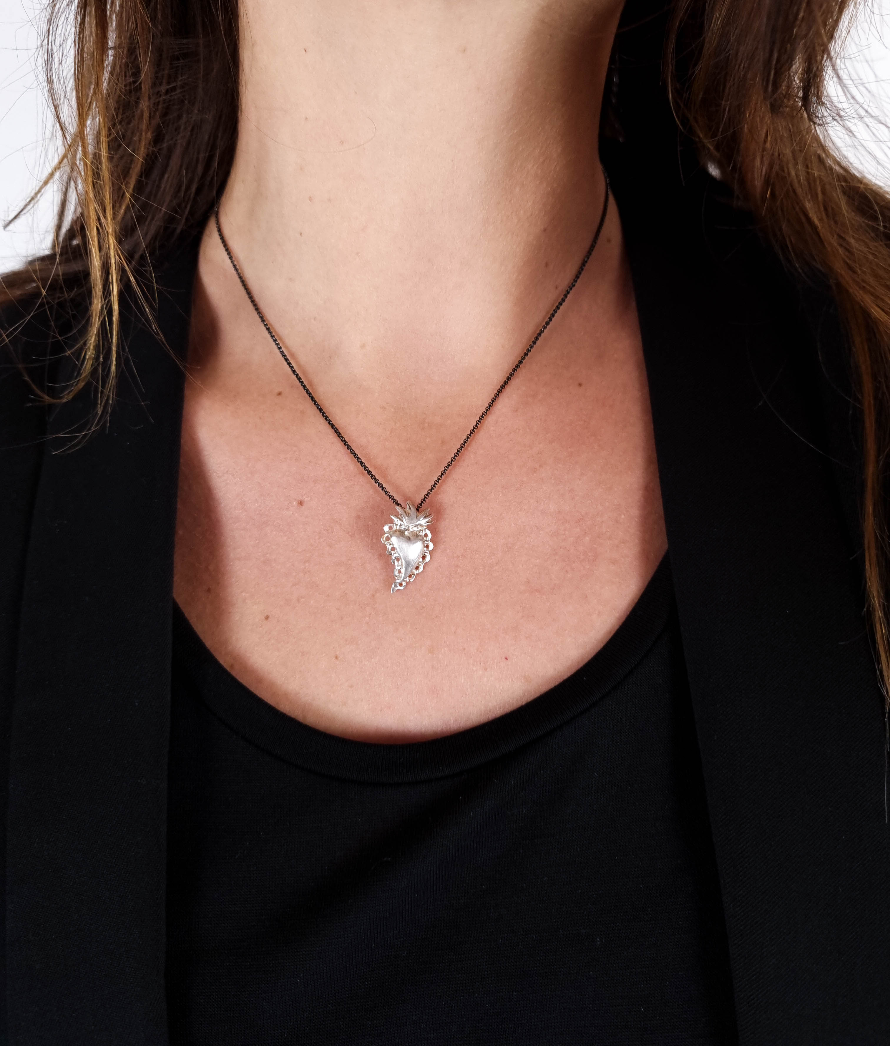 Il Cuore Sacro Small | Argento