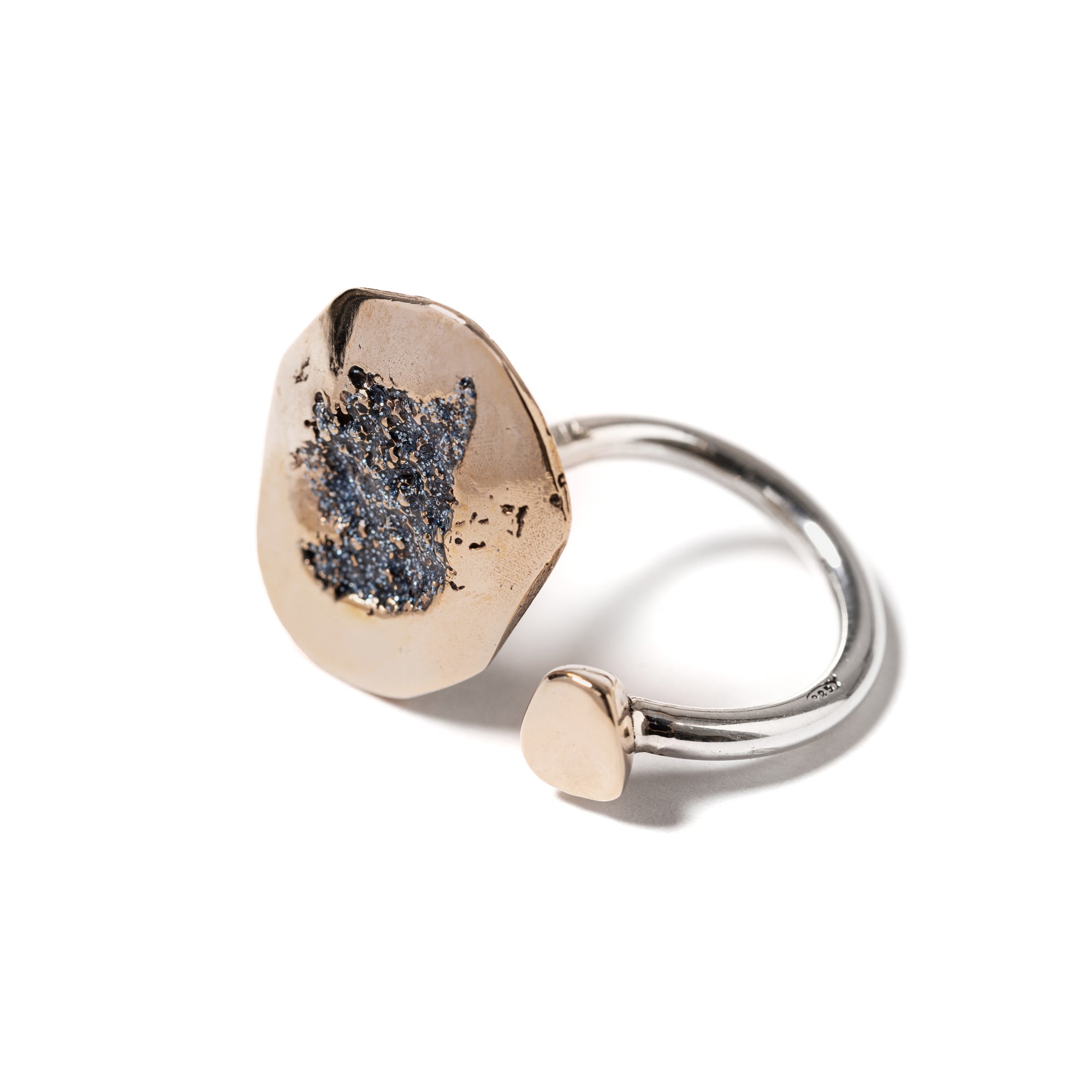 Anello Ischia | Bronzo Smalto Glitter