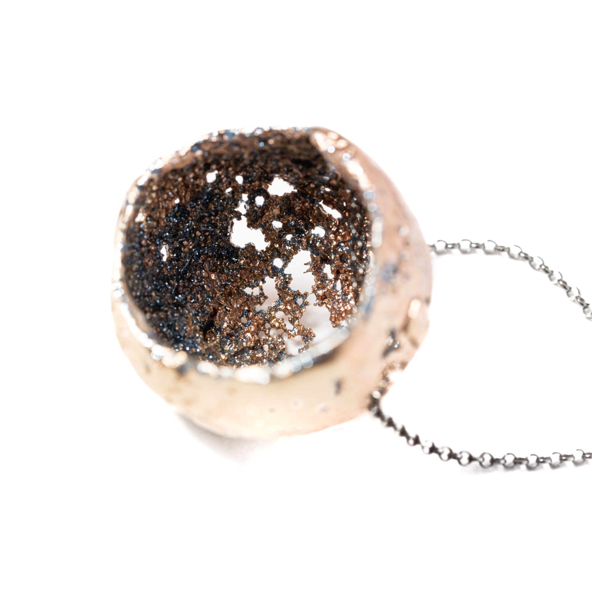 Pendente Amaretto | Bronzo Smalto Glitter