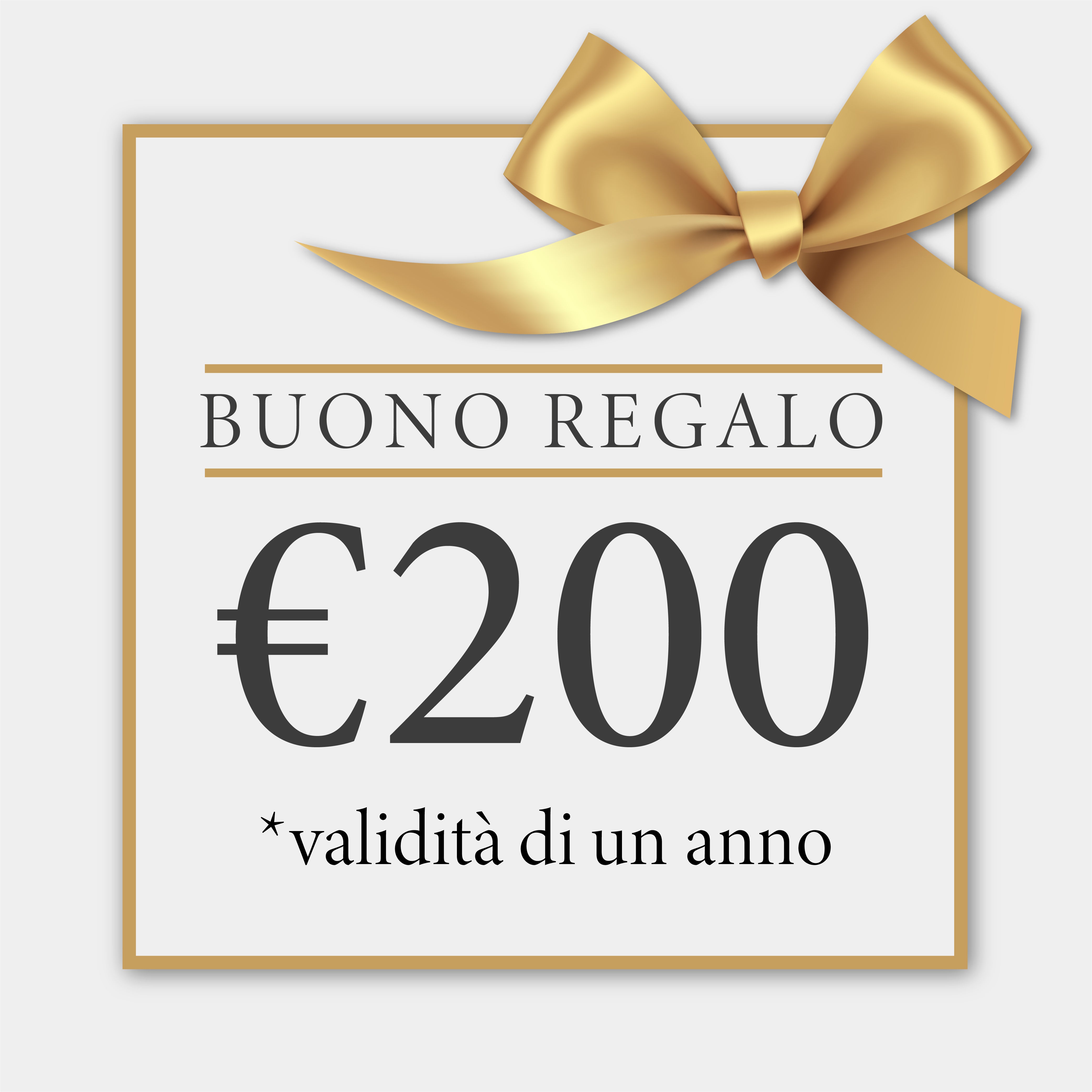 Buono Regalo del valore di € 200