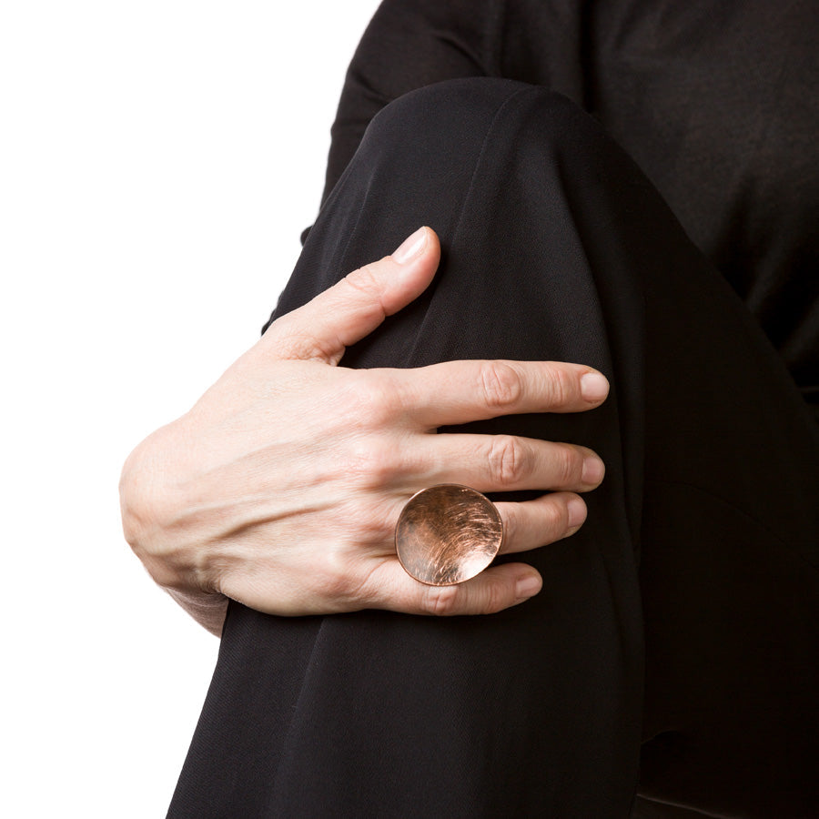 "ANELLO__CIOTOLA_ARGENTO_RAME_INDOSSATO"