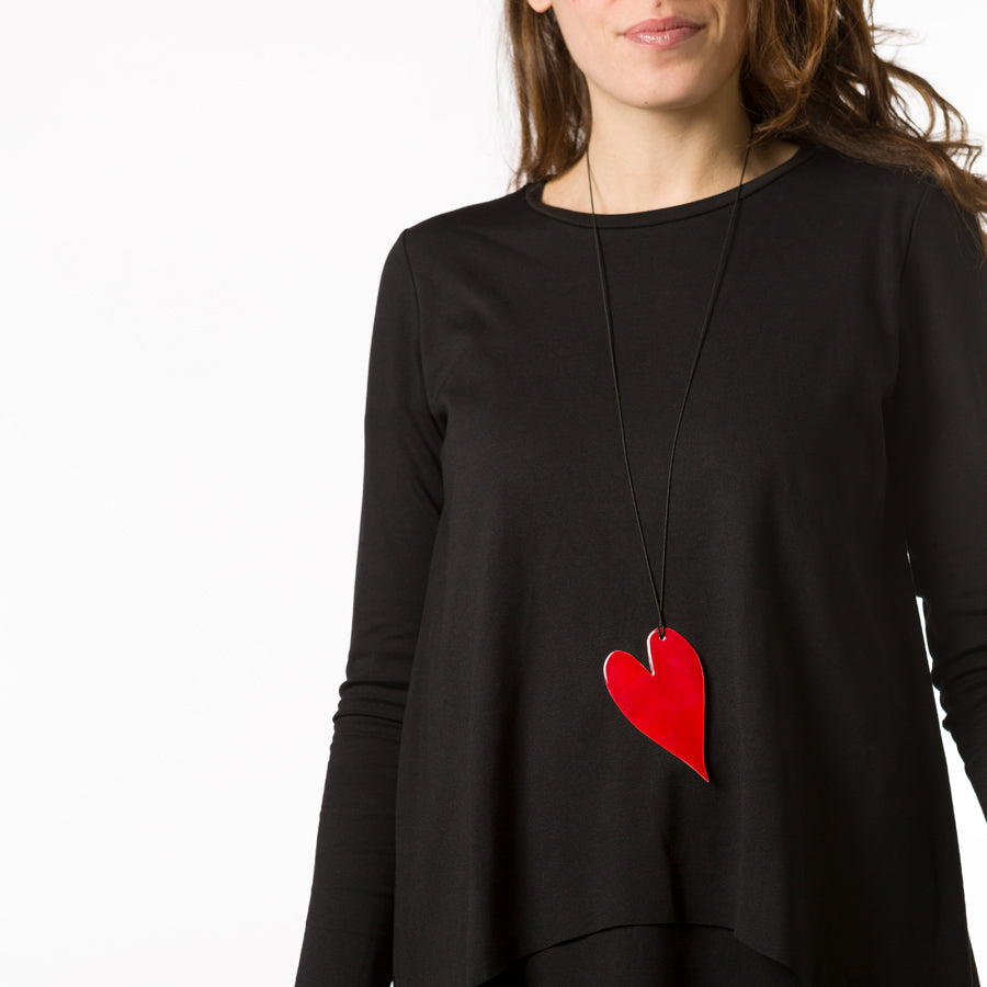 "PENDENTE_CUORE_SOLITARIO_SMALTATO_INDOSSATO"