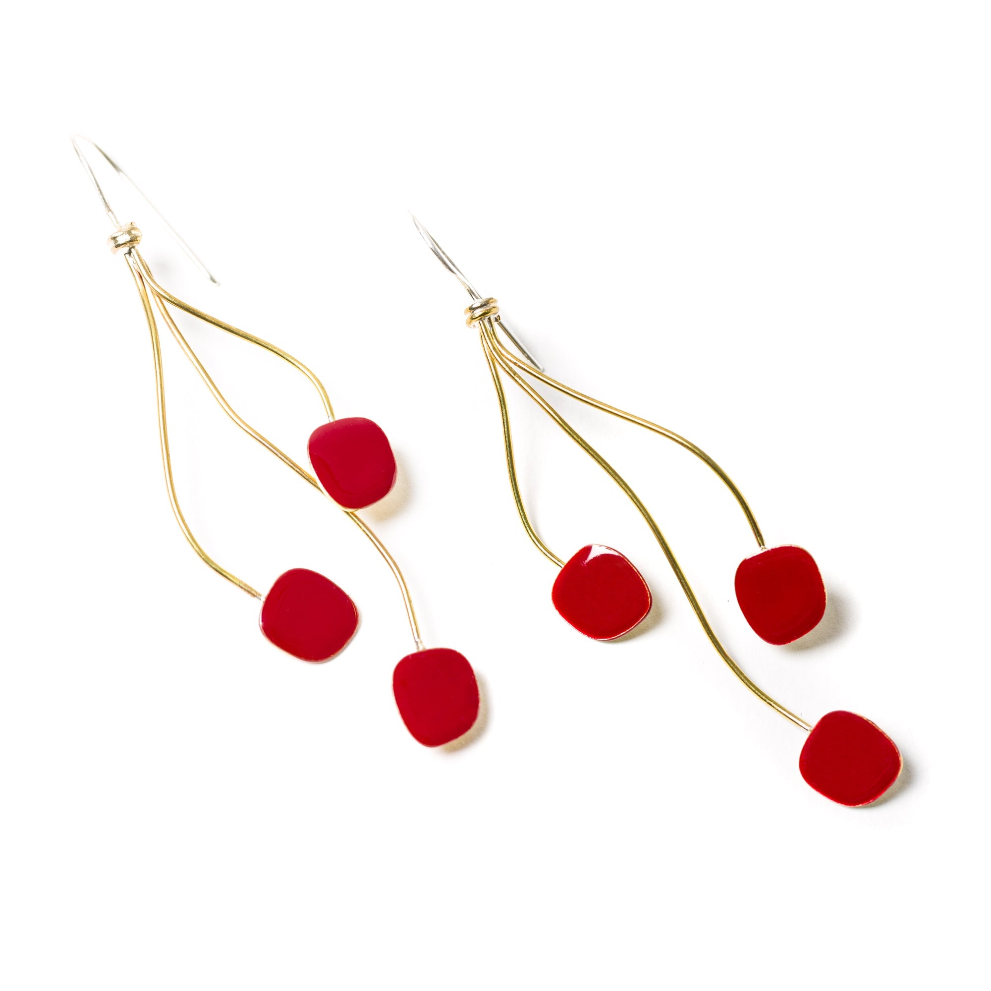 "ORECCHINI_TAORMINA_LIBERTY_OTTONE_SMALTATO_ROSSO"