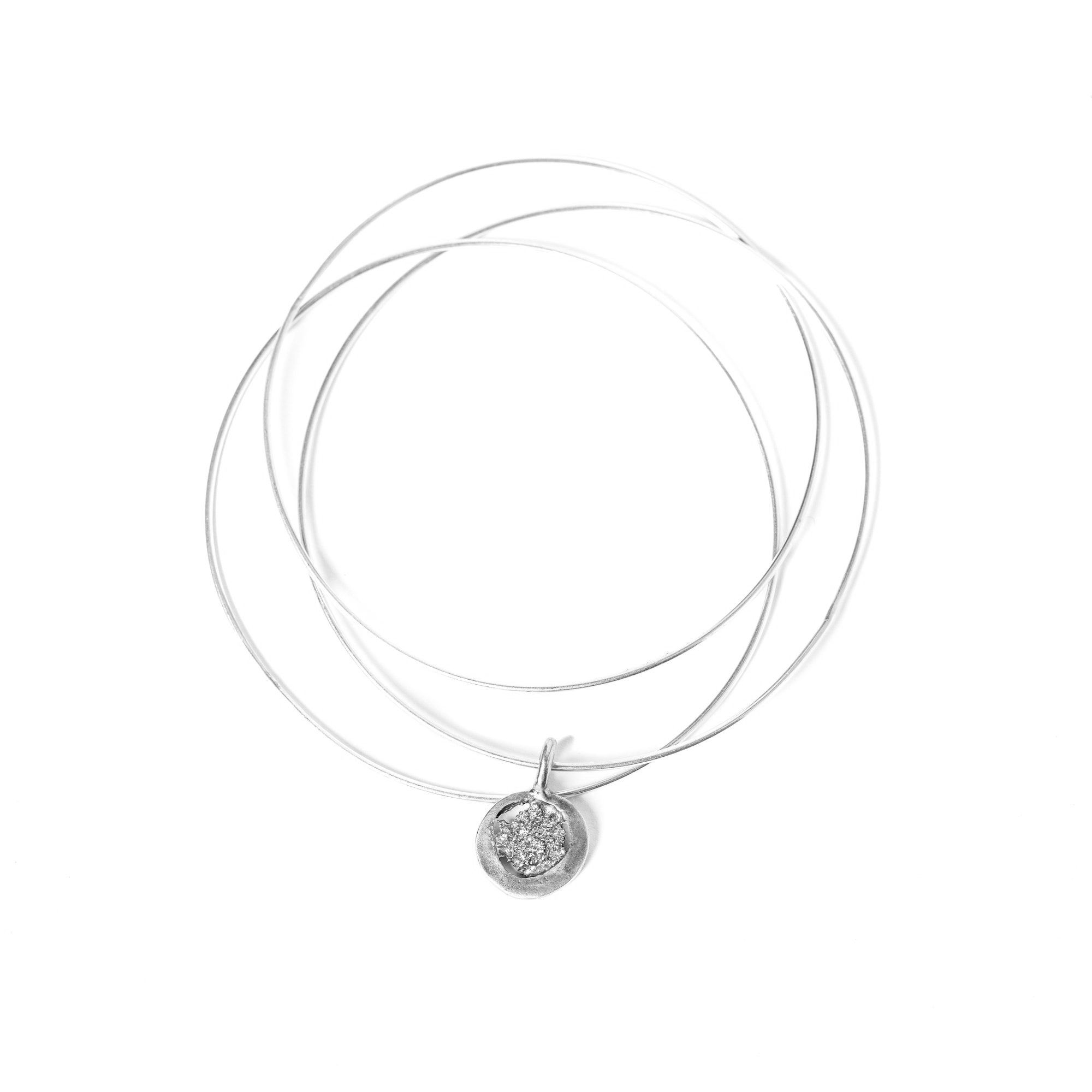 Bracciale Ischia | Argento Smalto Glitter