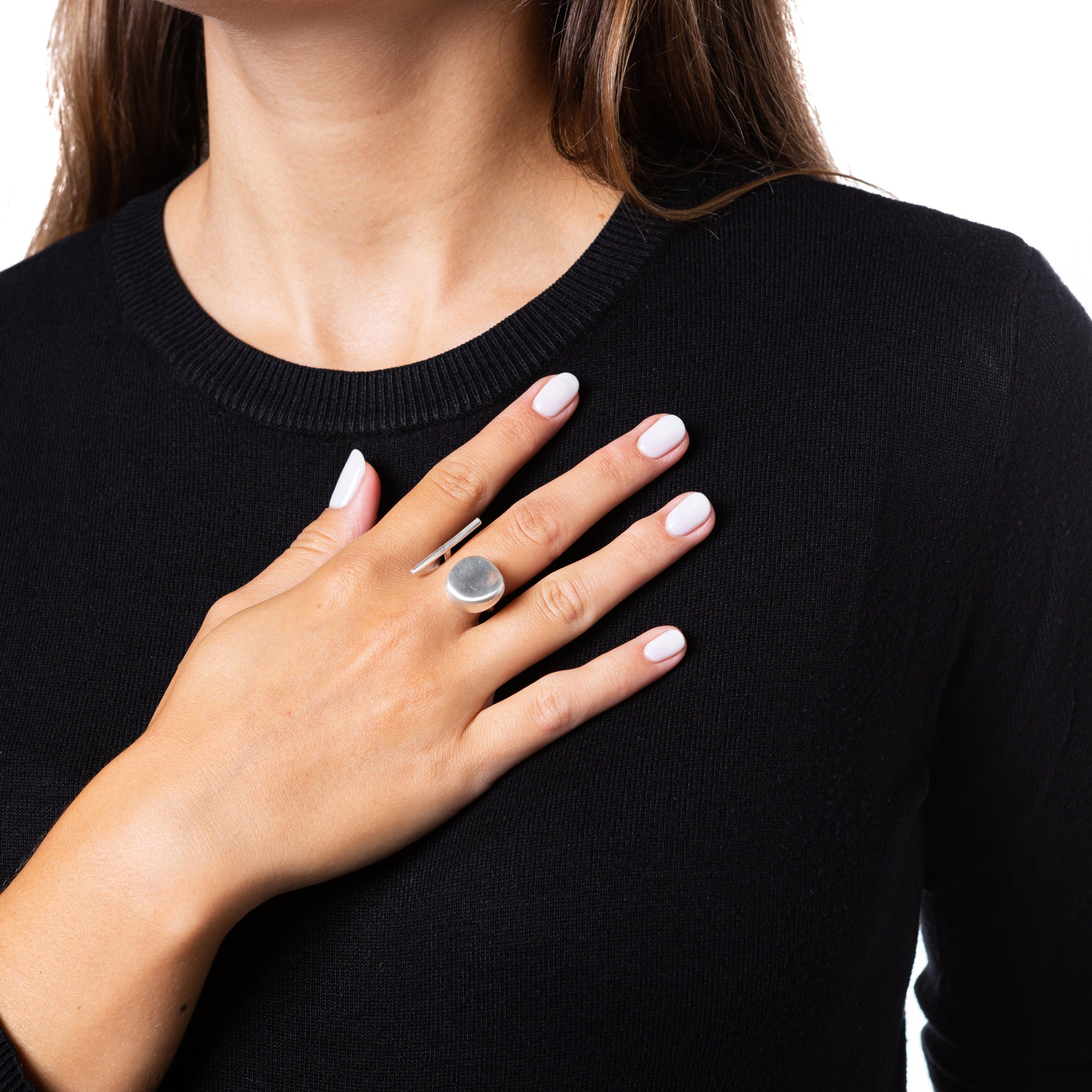 Anello Elettra Large | Argento