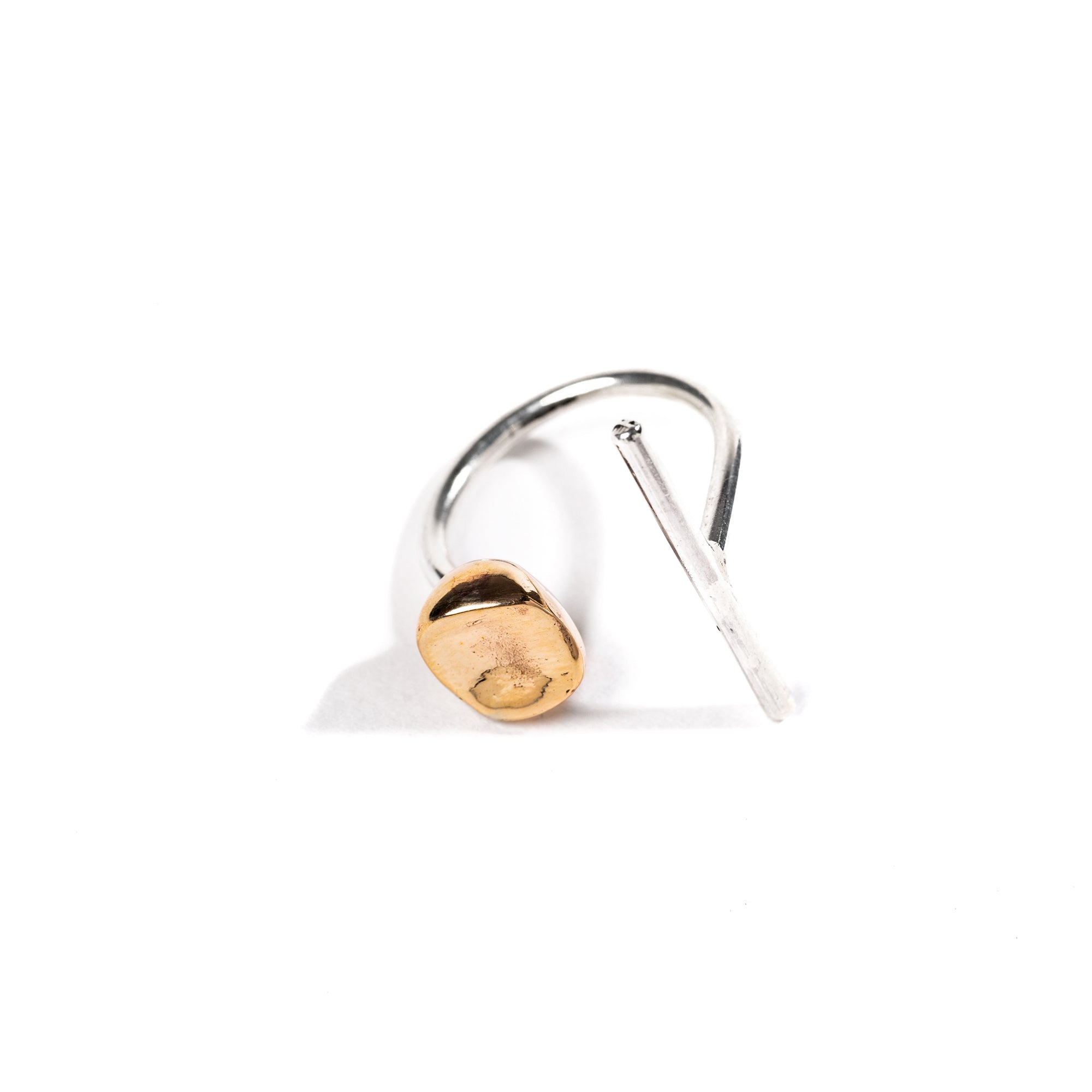 Anello Elettra Small | Argento e Bronzo