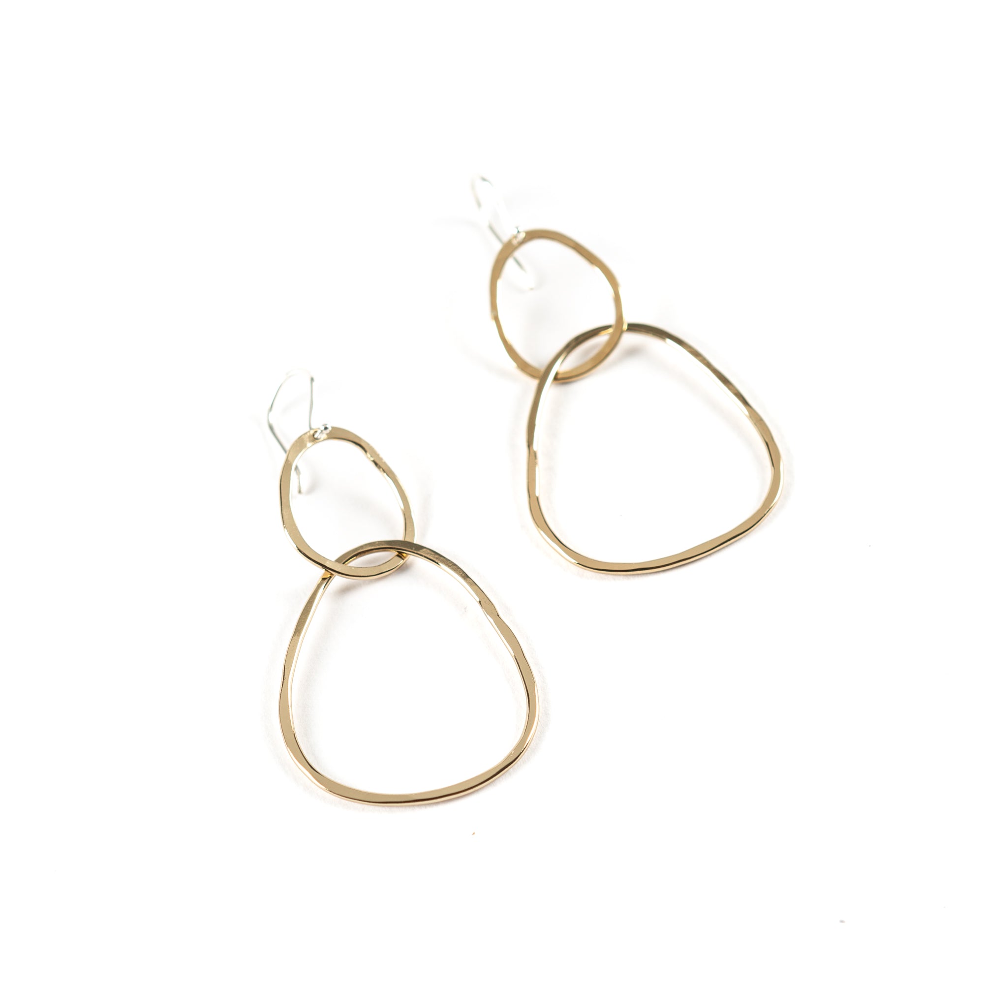 2 Chips Earrings Gold Plated Monachella