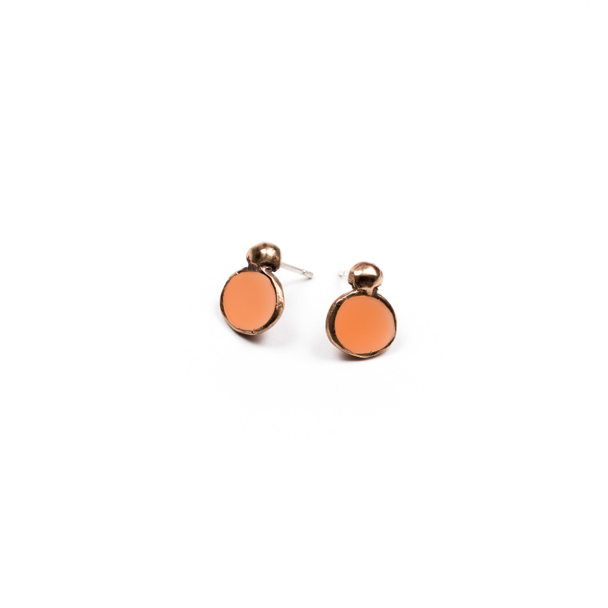 Sperlinga Stud Earrings | Bronze COLOR