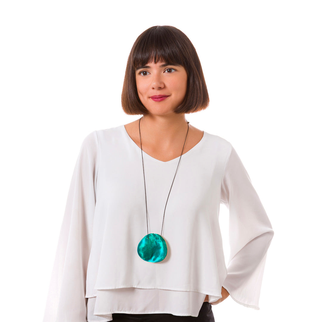 Pendente Onda  | Smalto Trasparente