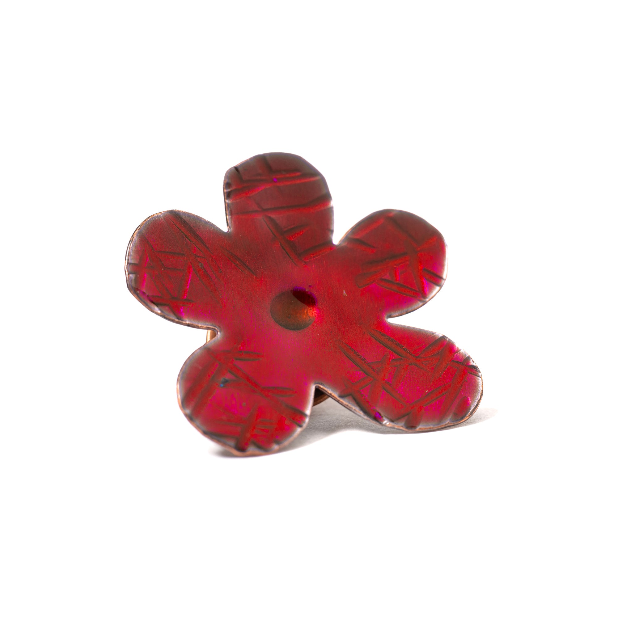 Fiore Pins | Rame Smalto Trasparente