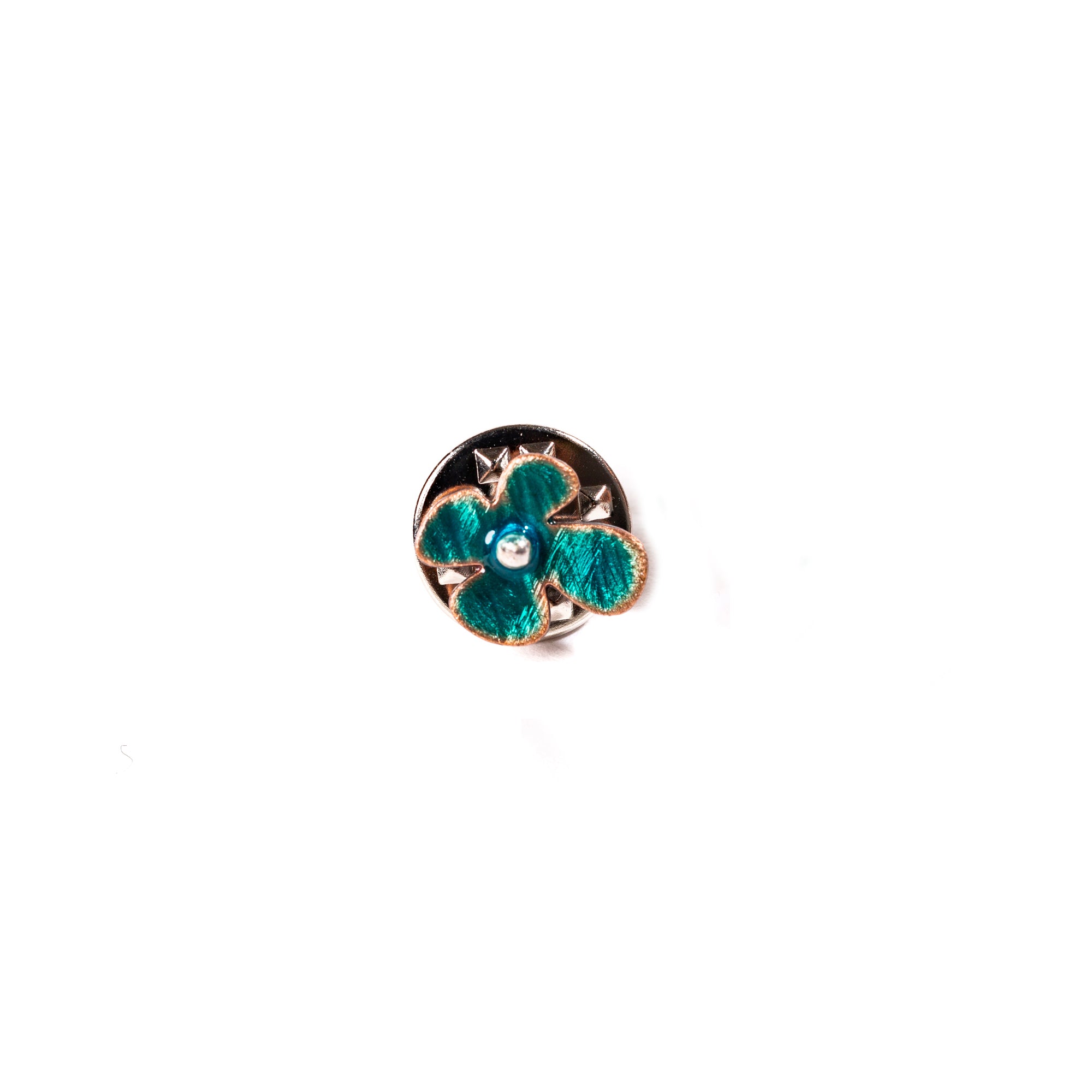 Fiore Pins | Rame Smalto Trasparente