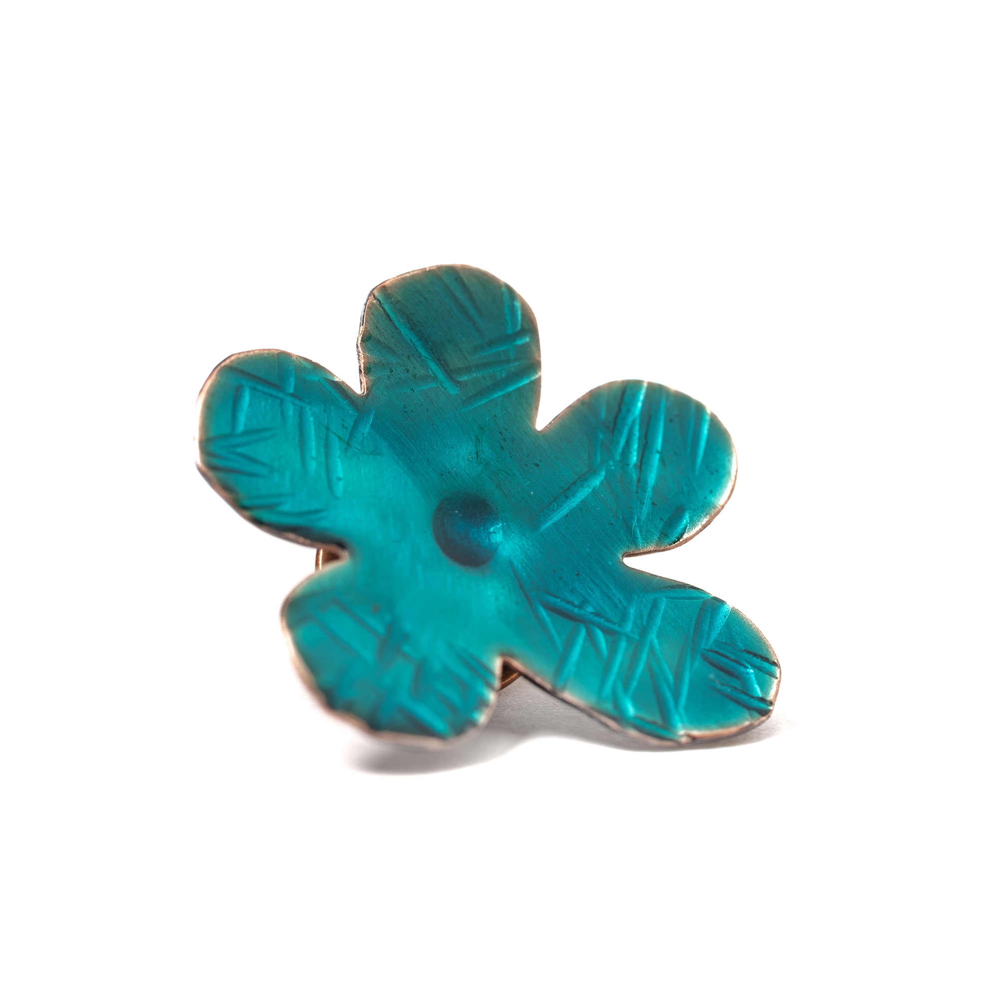 Fiore Pins | Rame Smalto Trasparente