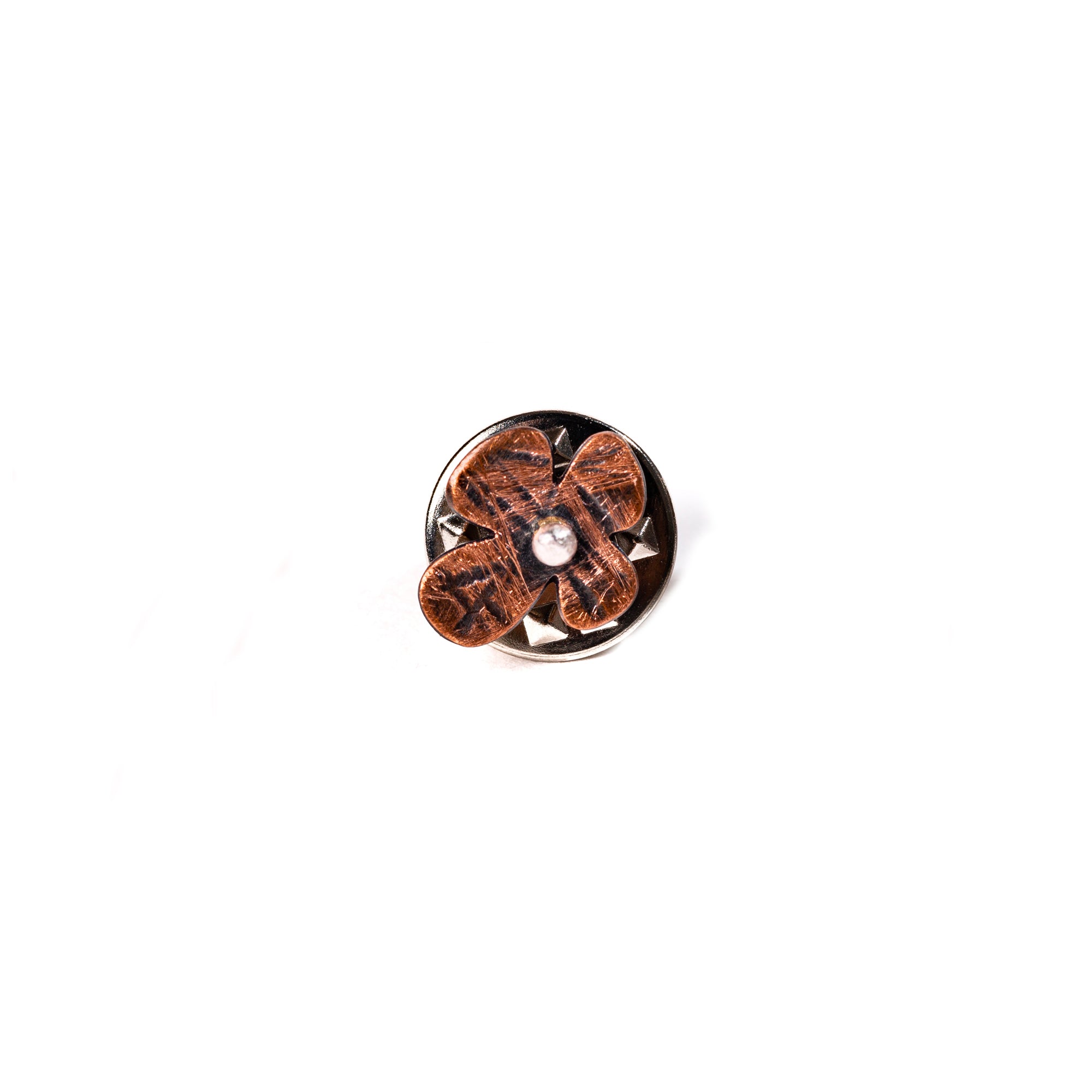 Fiore Pins | Rame Smalto Trasparente