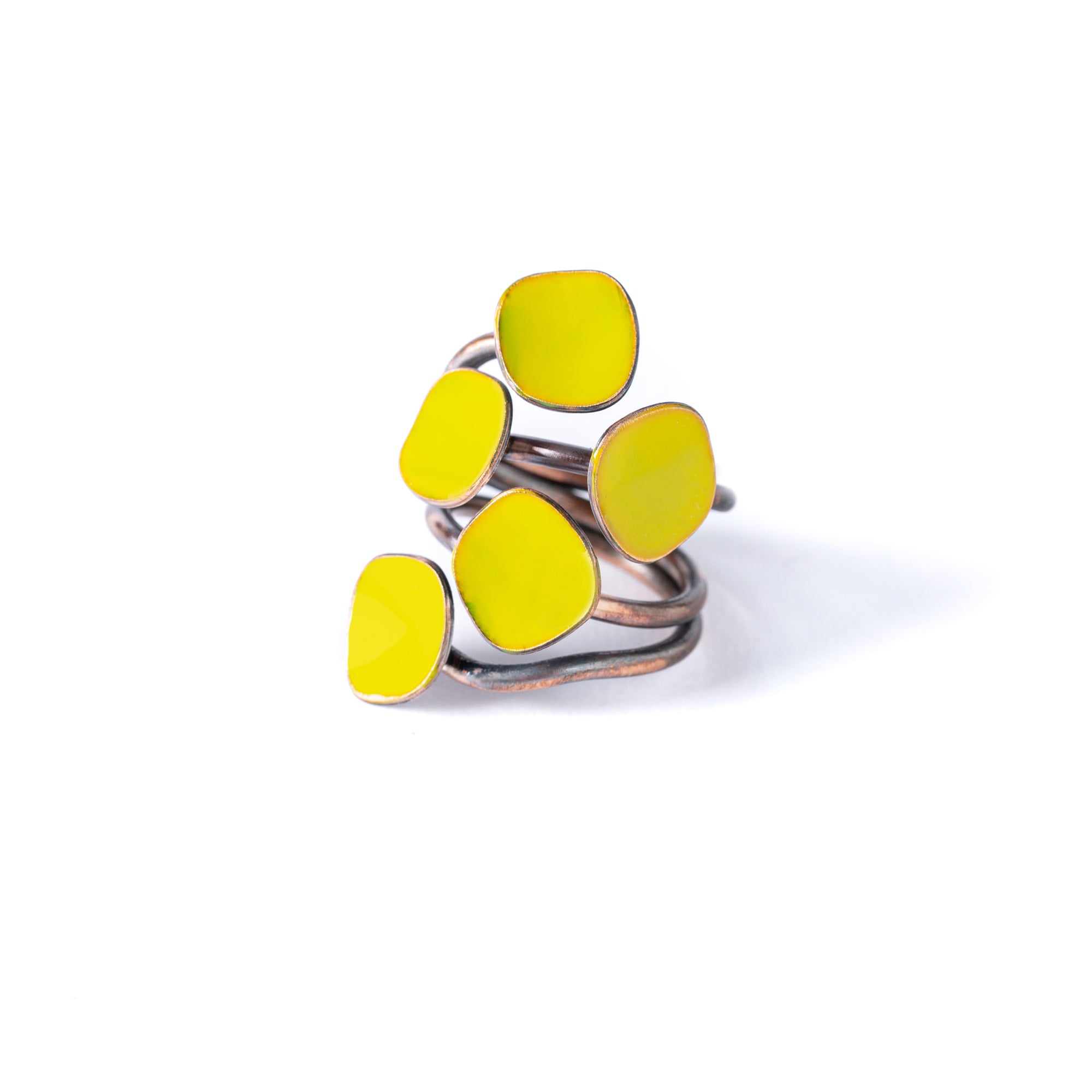 Bague Taormina en couleur cuivre