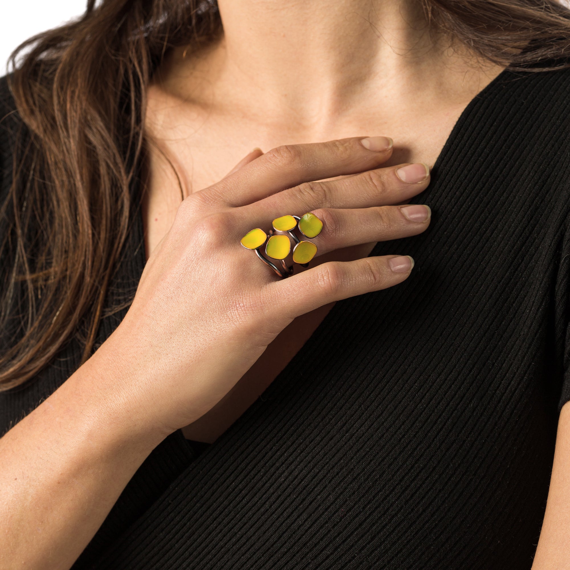 Bague Taormina en couleur cuivre