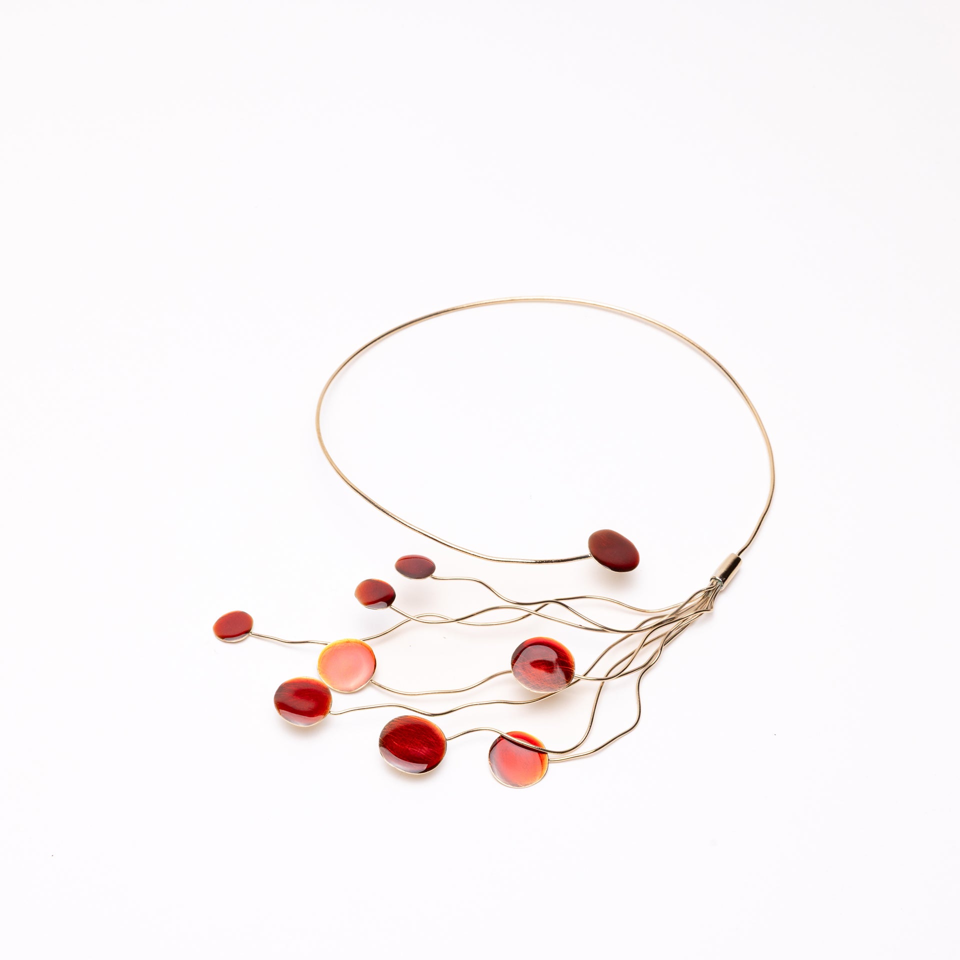 Collier plaqué or Taormina Mini COULEUR