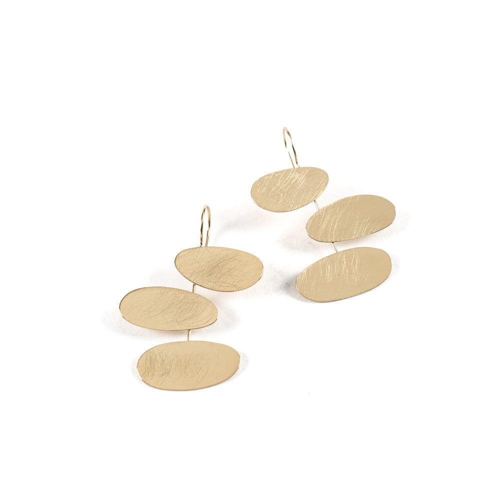 Gold Plated Timeo Earrings