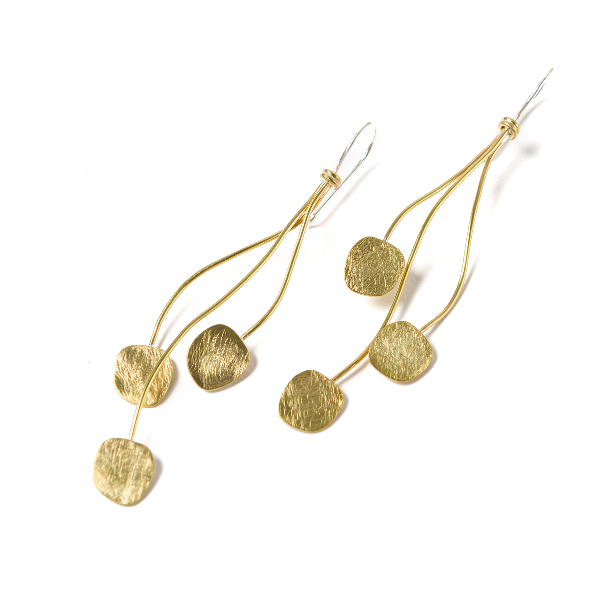 Boucles d'oreilles Liberty plaquées or