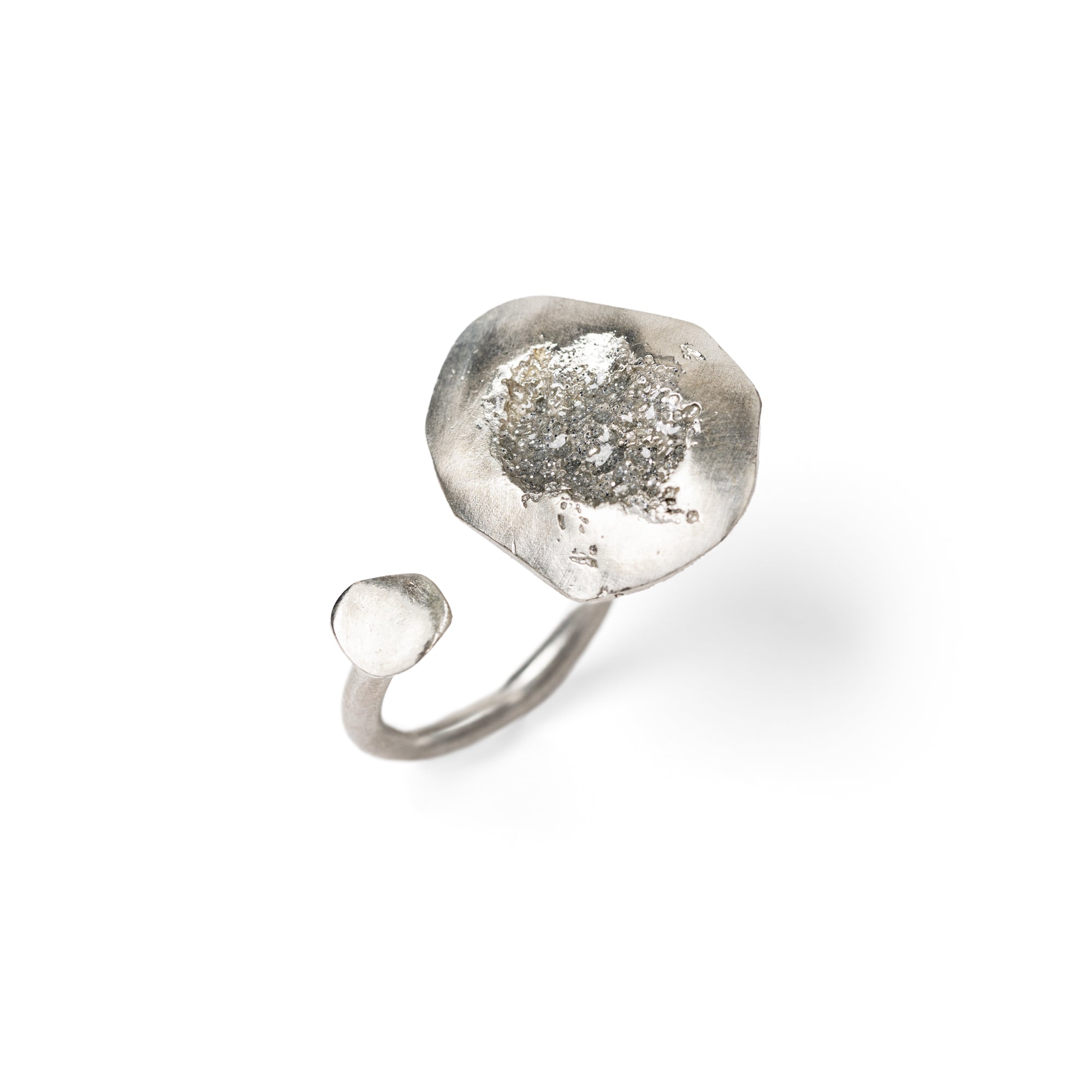Anello Ischia | Argento Smalto Glitter
