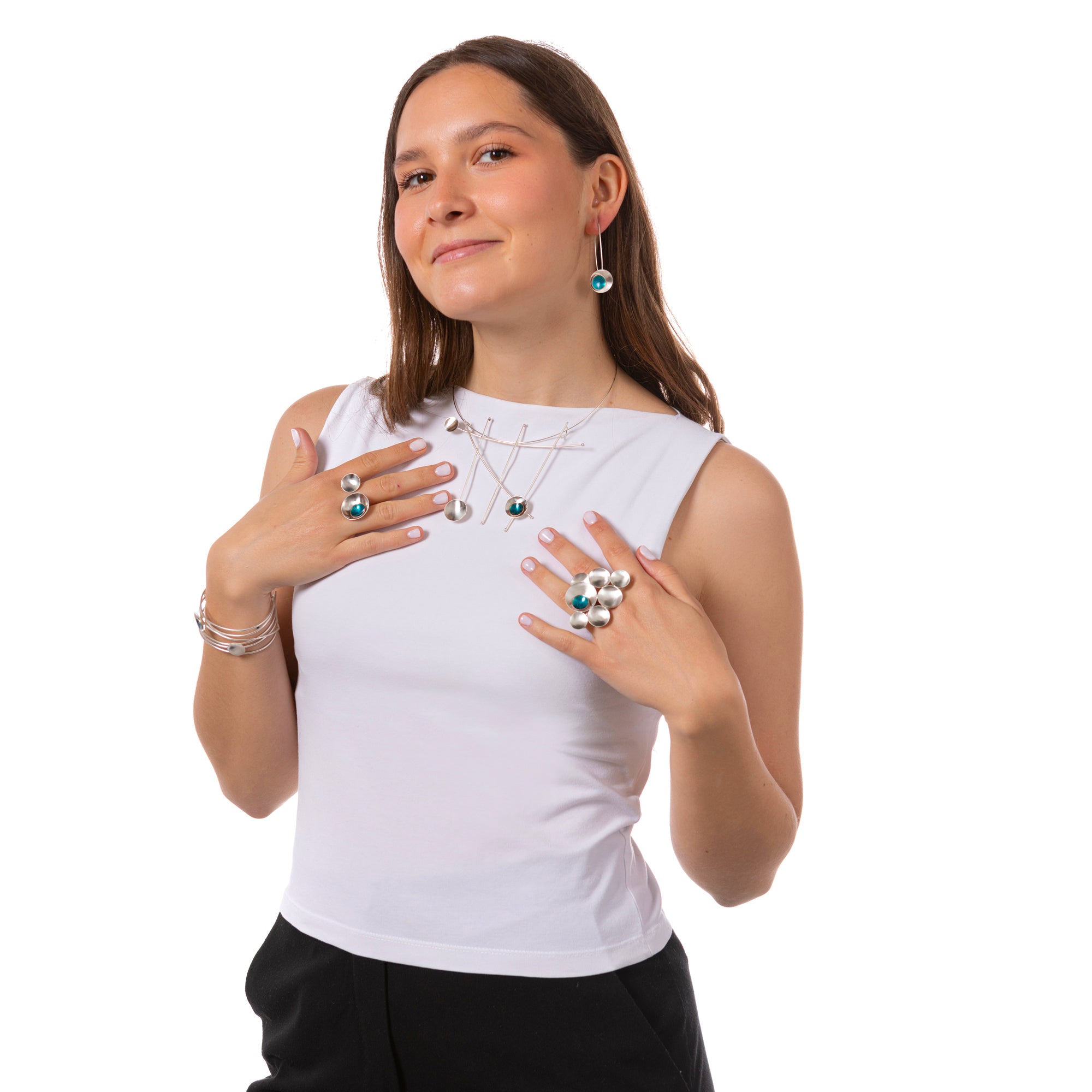 Collana Vertigo | Argento Smaltato
