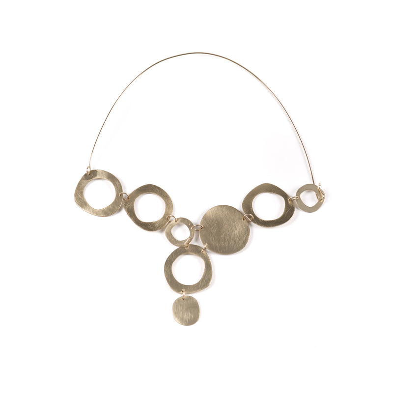 Collana Eco Ciambella Mini Placcato Oro