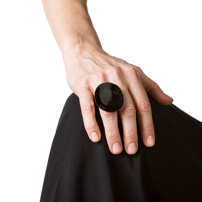 _ANELLO_ARGENTO-OTTONE_SMALTATO_NERO_INDOSSATO