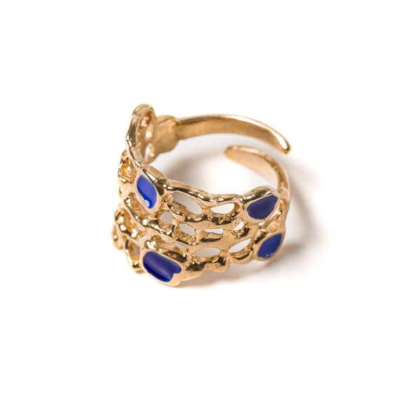ANELLO_ISABELLA_BRONZO_SMALTO_BLU