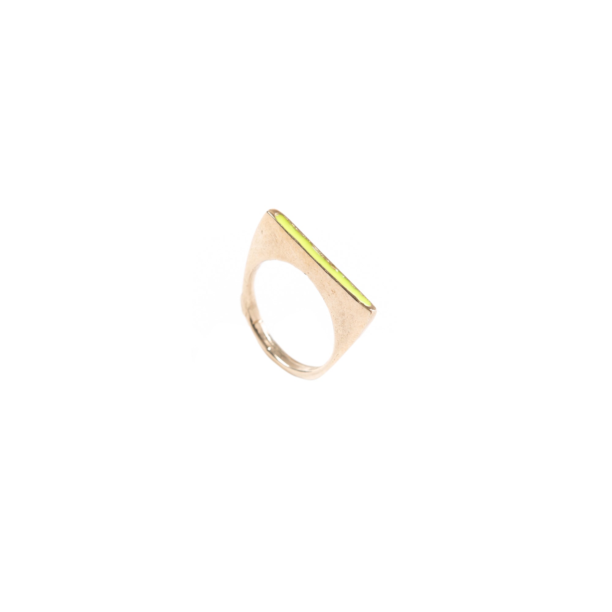 Streep Ring in Bronze COLOR