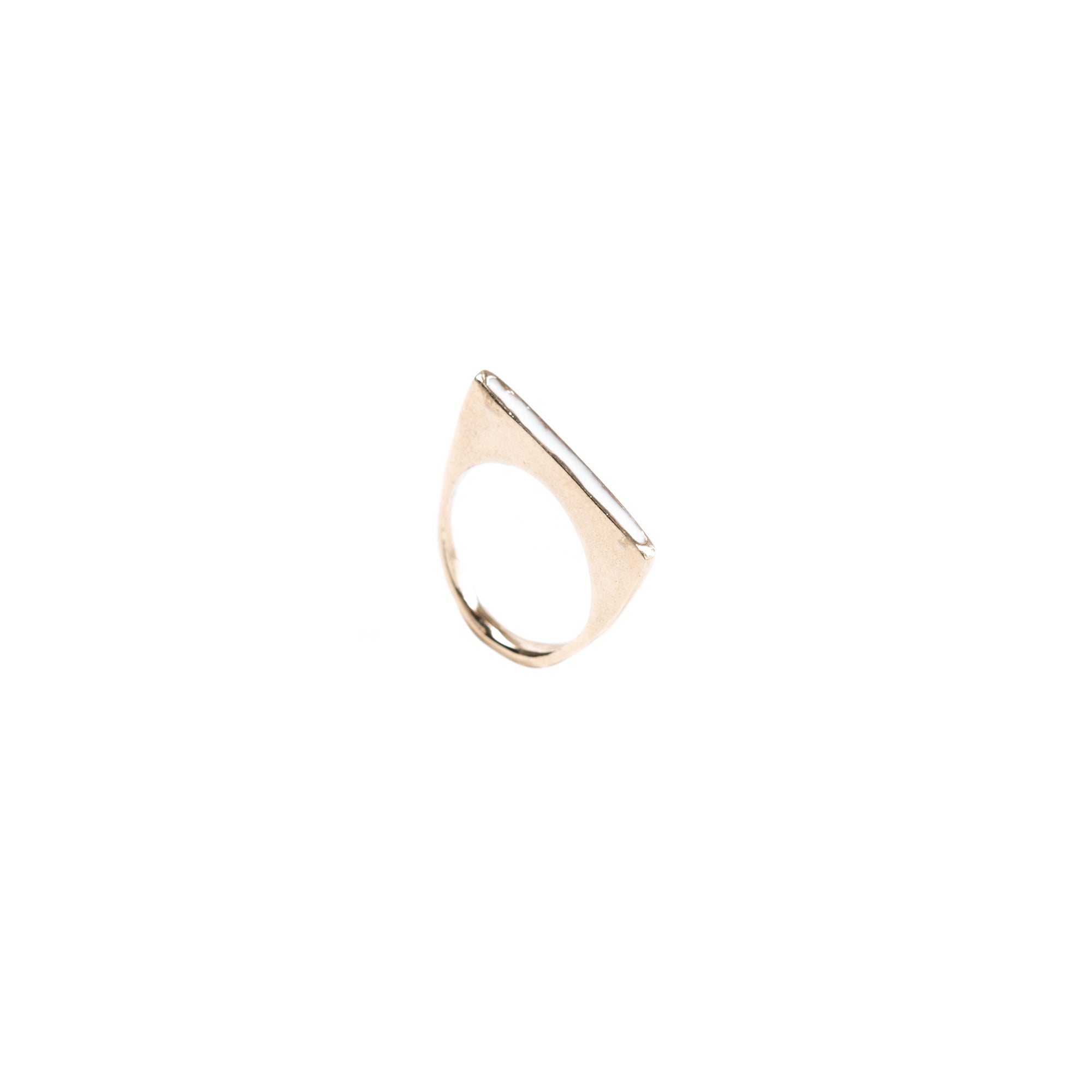 Streep Ring in Bronze COLOR