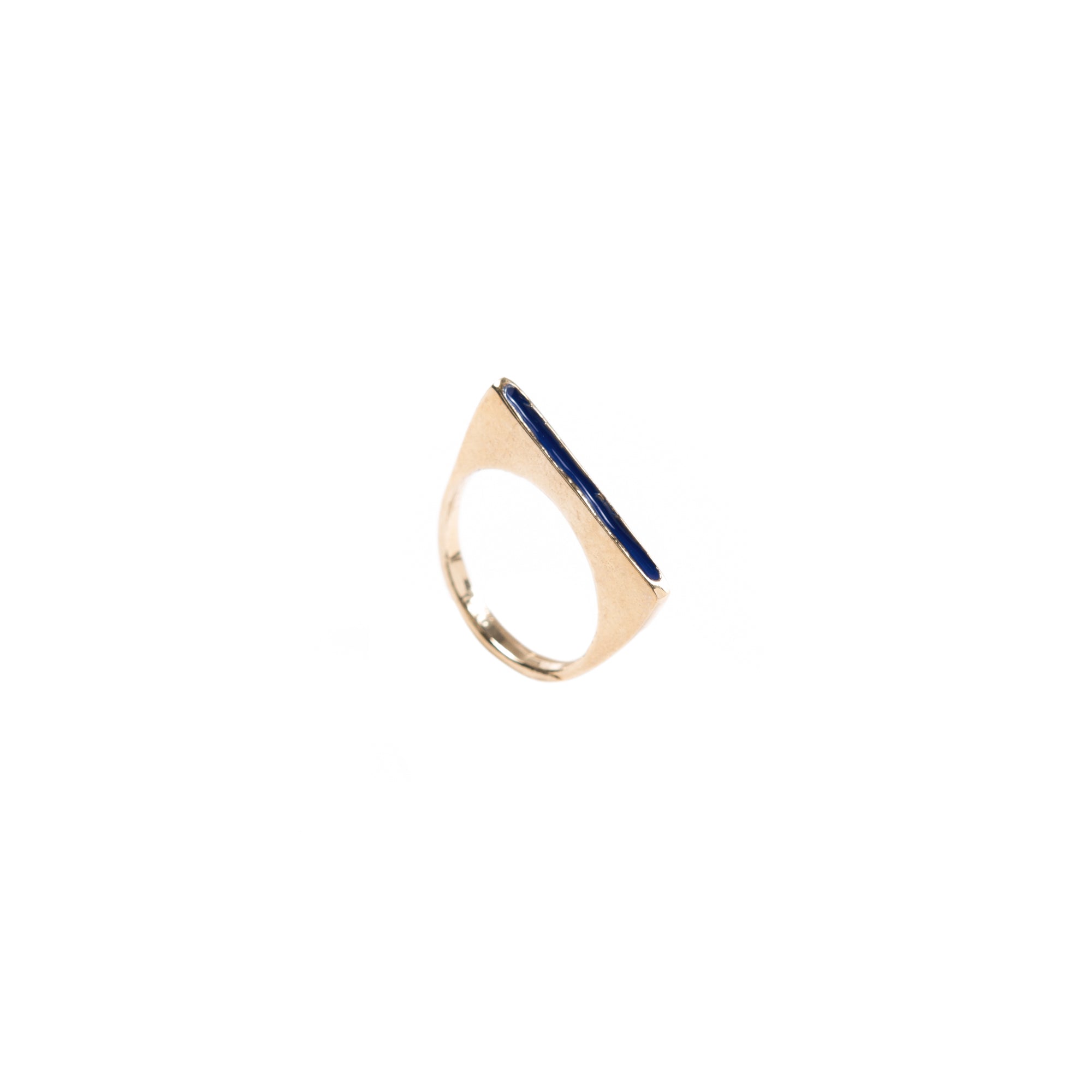 Streep Ring in Bronze COLOR