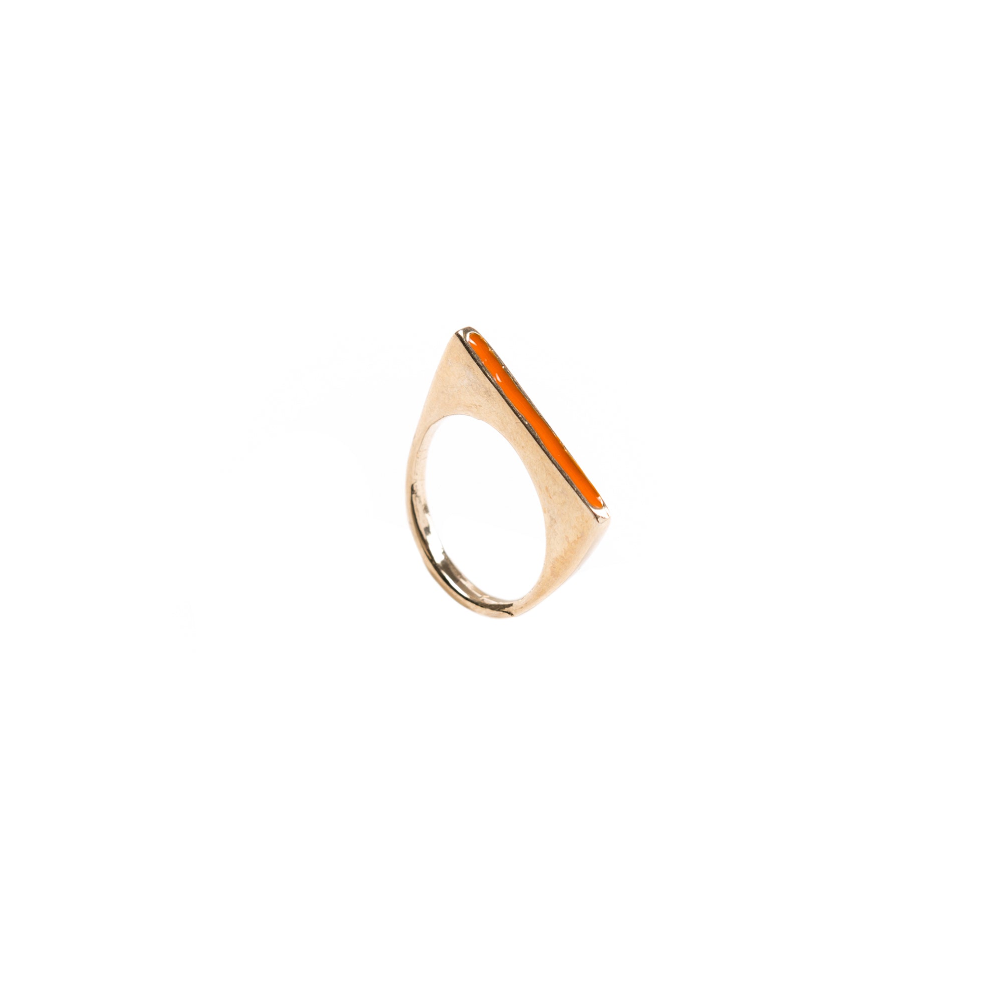 Streep Ring in Bronze COLOR